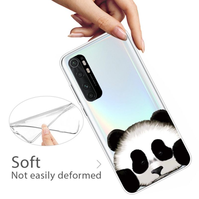 Cover Hoesje Xiaomi Mi Note 10 Lite Telefoonhoesje Transparante Panda