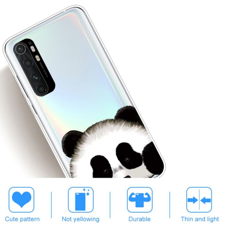 Cover Hoesje Xiaomi Mi Note 10 Lite Telefoonhoesje Transparante Panda