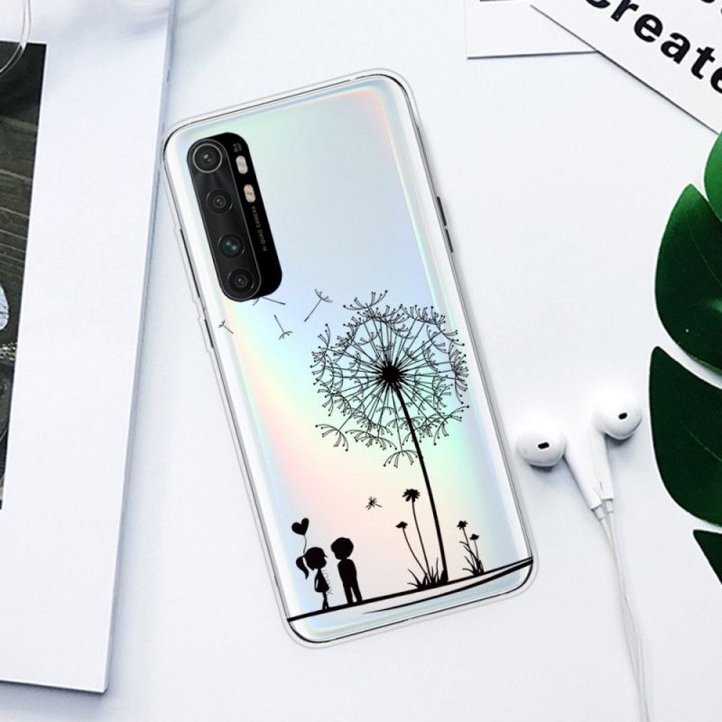 Hoesje voor Xiaomi Mi Note 10 Lite Paardenbloemliefde