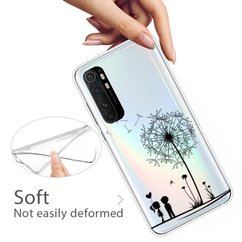 Hoesje voor Xiaomi Mi Note 10 Lite Paardenbloemliefde
