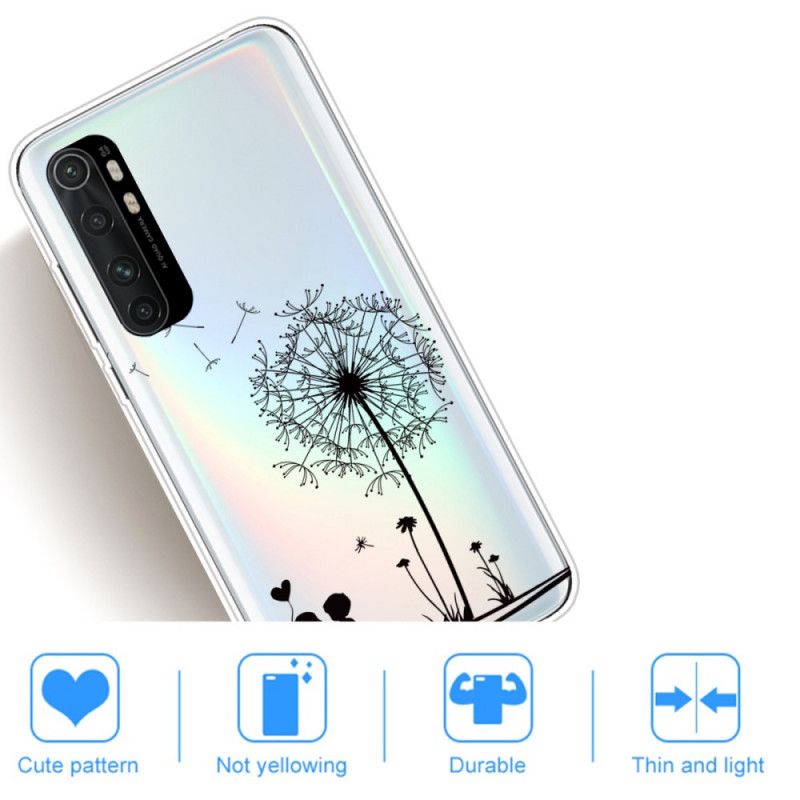 Hoesje voor Xiaomi Mi Note 10 Lite Paardenbloemliefde