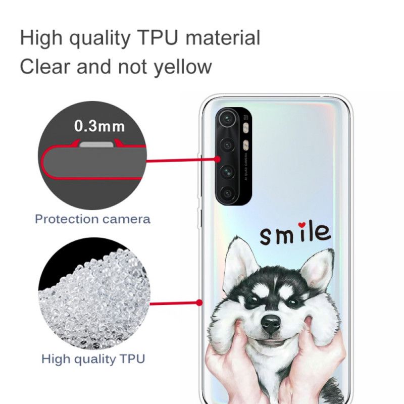 Hoesje Xiaomi Mi Note 10 Lite Glimlach Hond