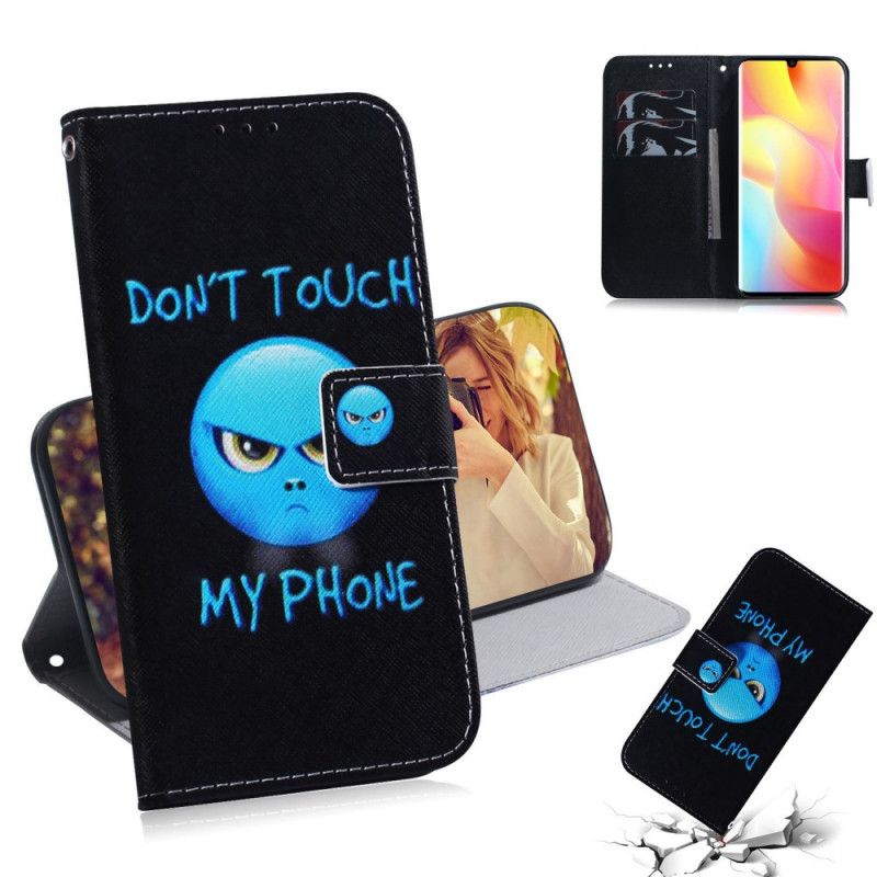Leren Hoesje voor Xiaomi Mi Note 10 Lite Emoji-Telefoon