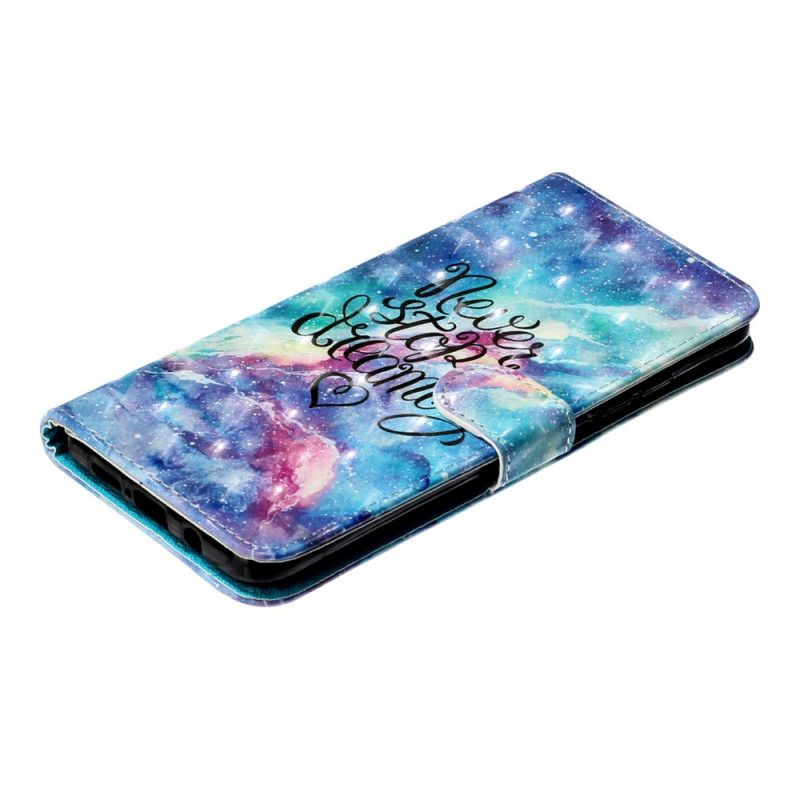 Leren Hoesje voor Xiaomi Mi Note 10 Lite Stop Nooit Met Riem