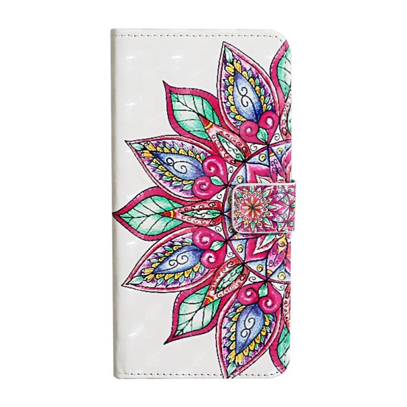 Leren Hoesje Xiaomi Mi Note 10 Lite Getekende Mandala