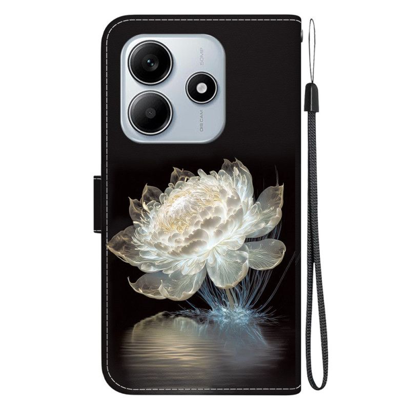 Bescherming Hoesje Xiaomi Redmi Note 14 5g Kristallen Pioenroos