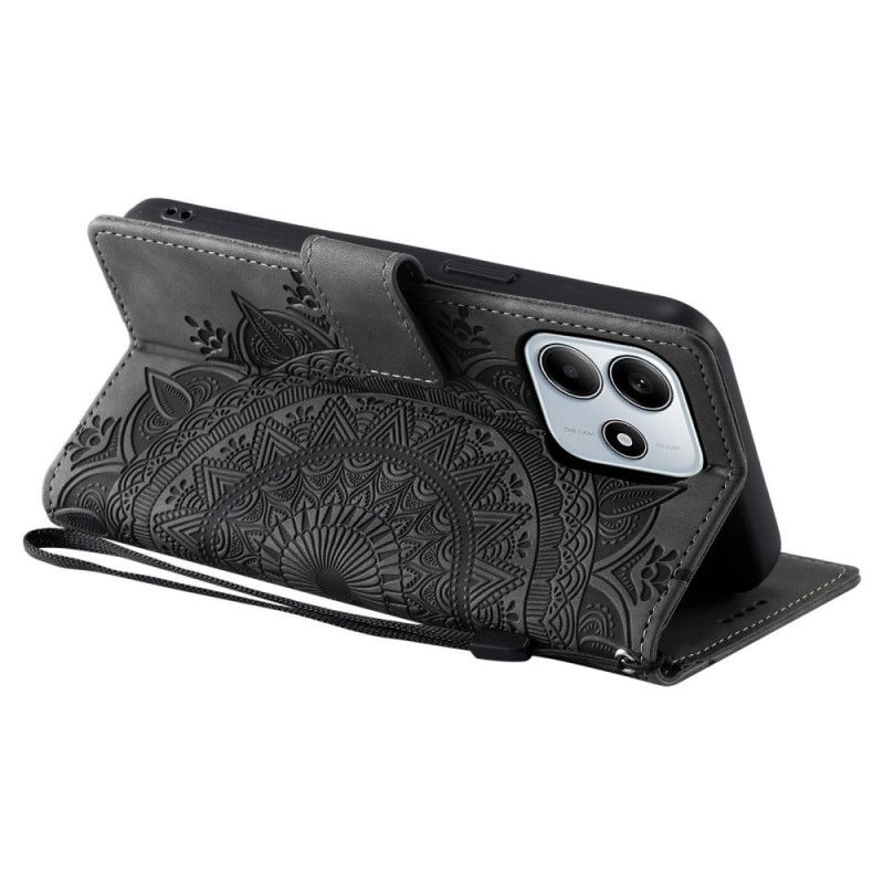 Bescherming Hoesje Xiaomi Redmi Note 14 5g Mandala Suède-effect