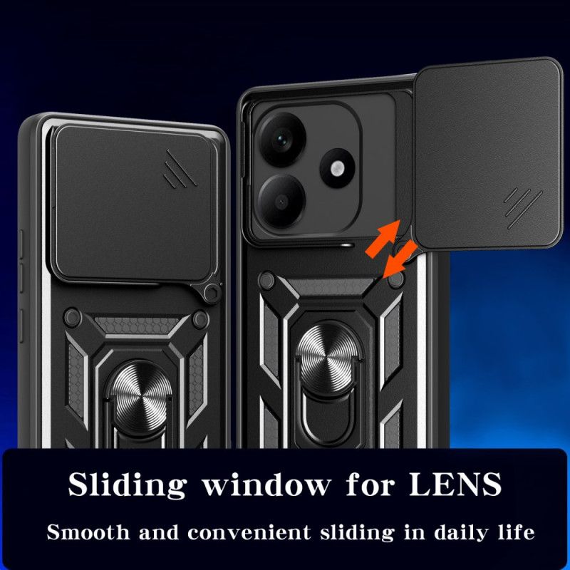 Case Hoesje Xiaomi Redmi Note 14 5g Telefoonhoesje Schuifbare Camerahoes En Standaard
