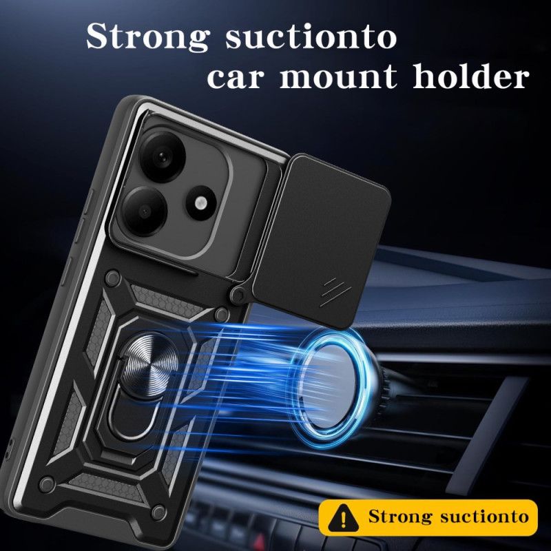 Case Hoesje Xiaomi Redmi Note 14 5g Telefoonhoesje Schuifbare Camerahoes En Standaard