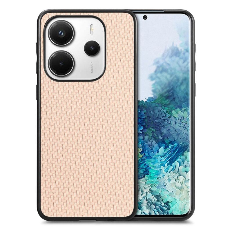 Cover Hoesje Xiaomi Redmi Note 14 5g Telefoonhoesje Koolstofvezeltextuur