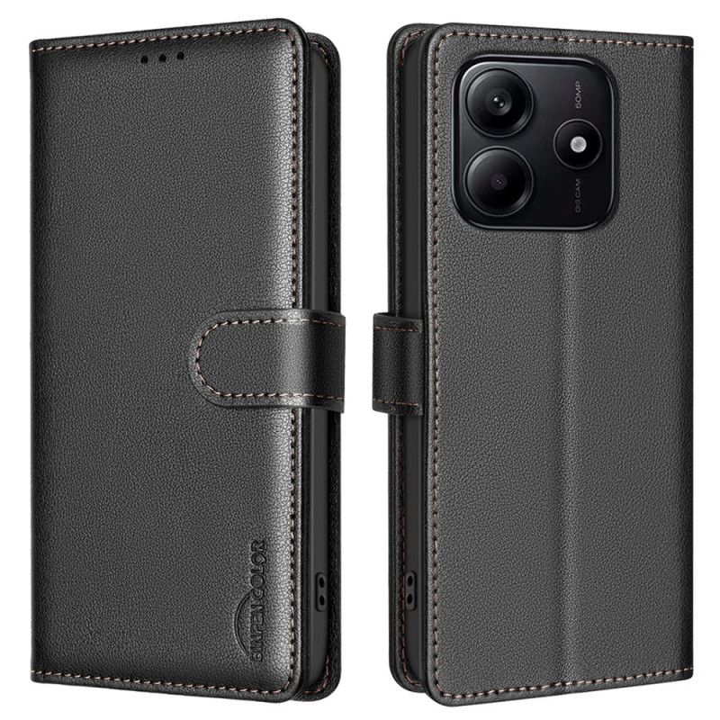 Flip Case Leren Xiaomi Redmi Note 14 5g Binfen Color Rfid-portemonnee