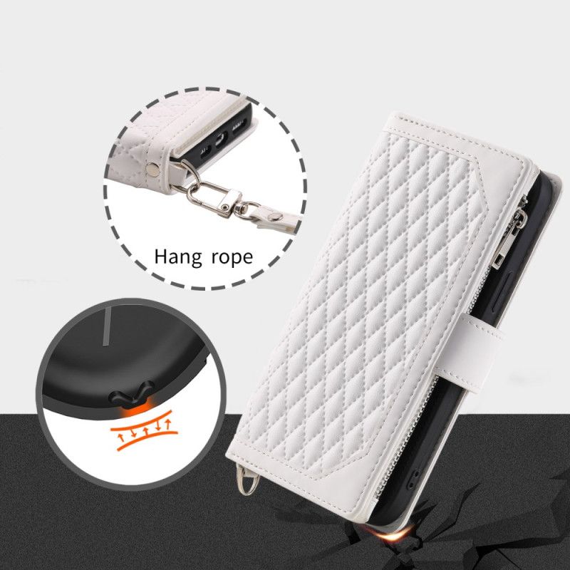 Flip Case Leren Xiaomi Redmi Note 14 5g Gewatteerde Portemonnee