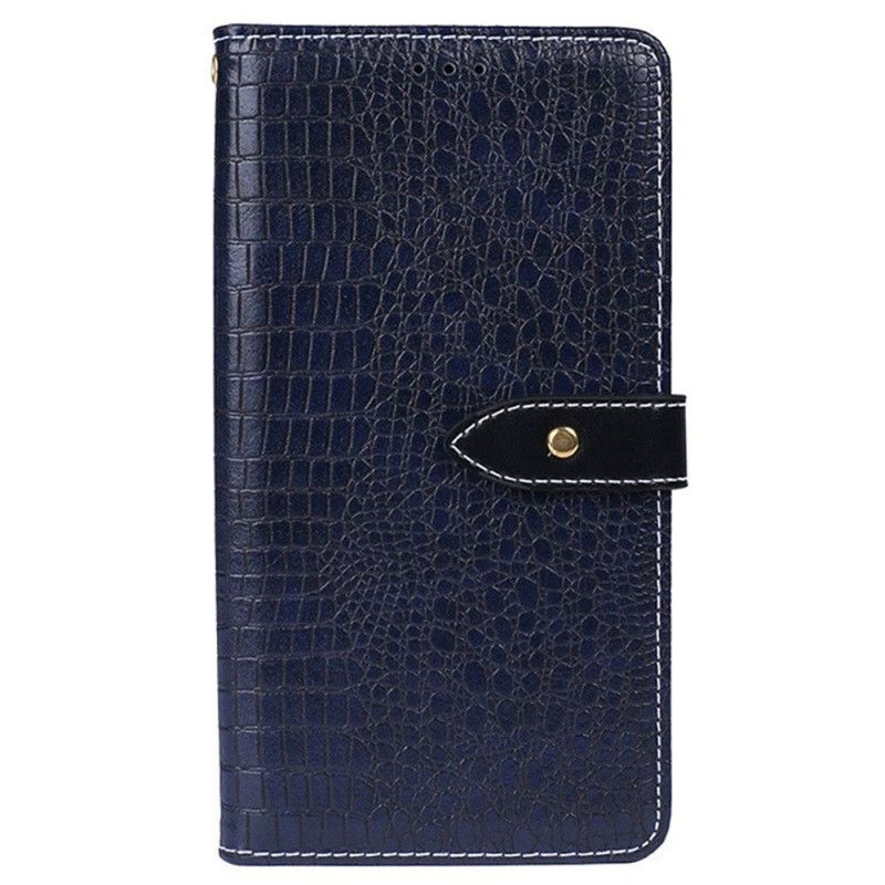 Flip Case Leren Xiaomi Redmi Note 14 5g Idewei Krokodillenstijl