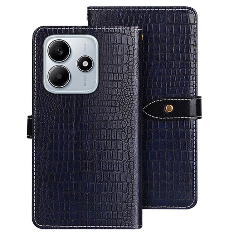 Flip Case Leren Xiaomi Redmi Note 14 5g Idewei Krokodillenstijl