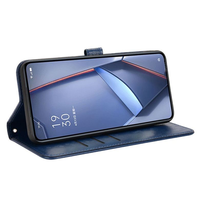 Folio-hoesje Xiaomi Redmi Note 14 5g Glanzende Spikes Met Koord