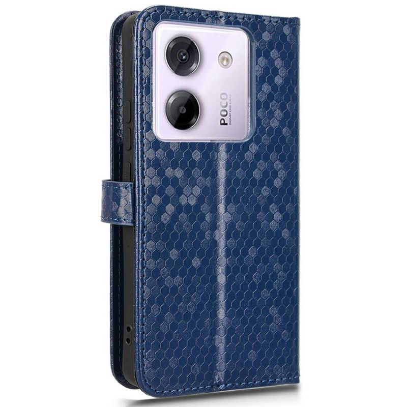 Folio-hoesje Xiaomi Redmi Note 14 5g Glanzende Spikes Met Koord