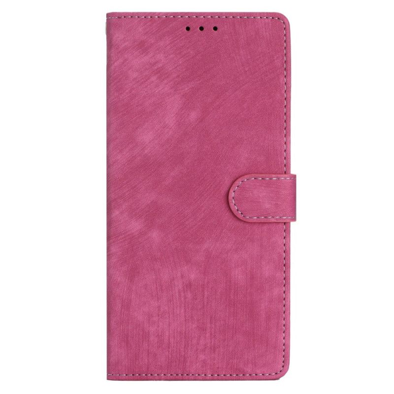 Folio-hoesje Xiaomi Redmi Note 14 5g Suède-look Met Bandje