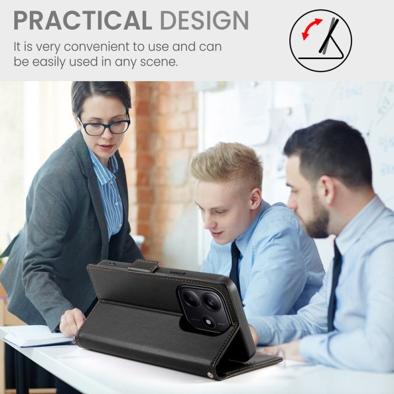 Folio-hoesje Xiaomi Redmi Note 14 5g Telefoonhoesje 3 Kaarthouders