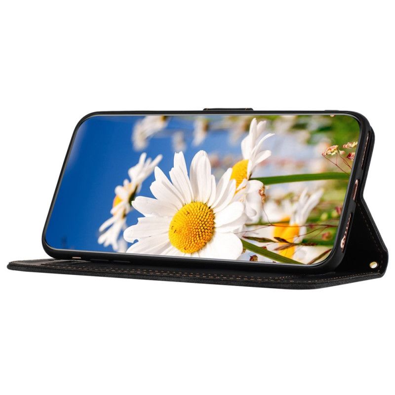 Folio-hoesje Xiaomi Redmi Note 14 5g Telefoonhoesje Bloemen Met Bandje