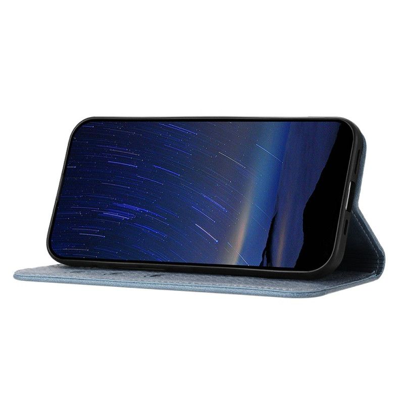 Folio-hoesje Xiaomi Redmi Note 14 5g Telefoonhoesje Geweven Textuur Met Bandje