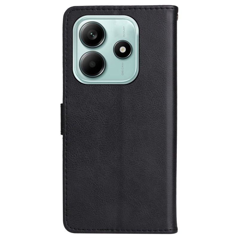 Folio-hoesje Xiaomi Redmi Note 14 5g Telefoonhoesje Kunstleer Met Bandje