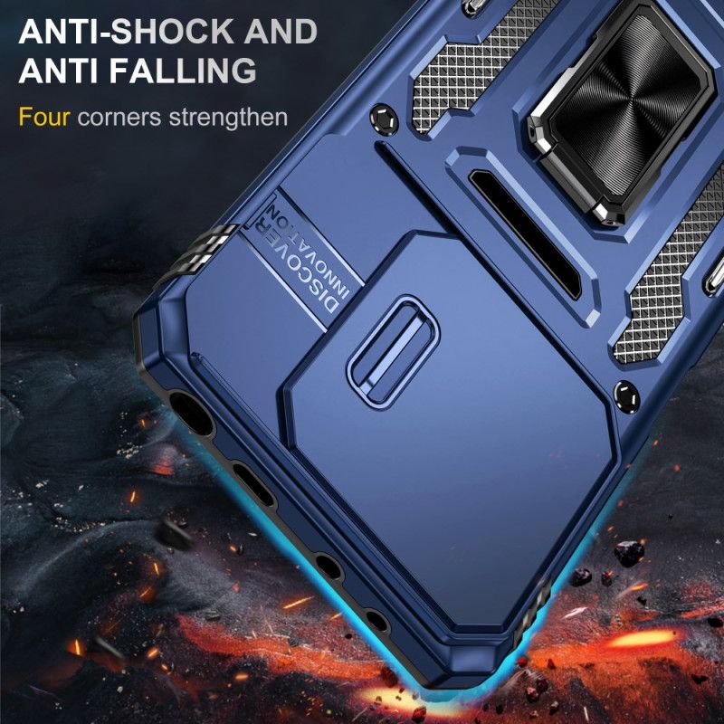 Hoesje Voor Xiaomi Redmi Note 14 5g Ultra Duurzaam Met Standaard En Lensbeschermer