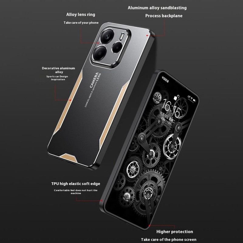 Hoesje Xiaomi Redmi Note 14 5g Metallic Effect