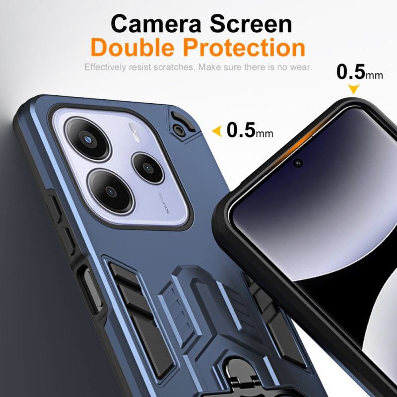 Hoesje Xiaomi Redmi Note 14 5g Ringhouder Met Metaal-effect