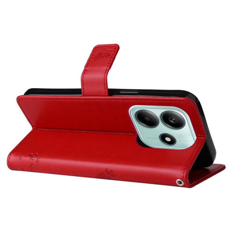 Leren Hoesje Voor Xiaomi Redmi Note 14 5g Kat En Boom Lnaière