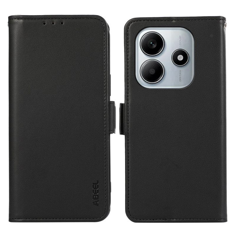Leren Hoesje Voor Xiaomi Redmi Note 14 5g Rfid-beschermende Portemonnee Abeel