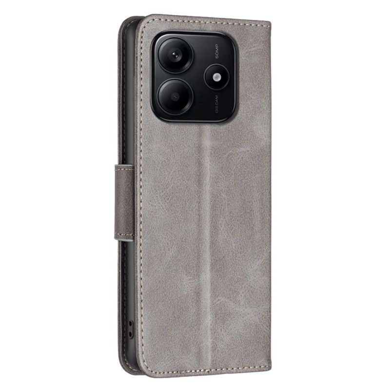 Leren Hoesje Voor Xiaomi Redmi Note 14 5g Schuine Sluiting