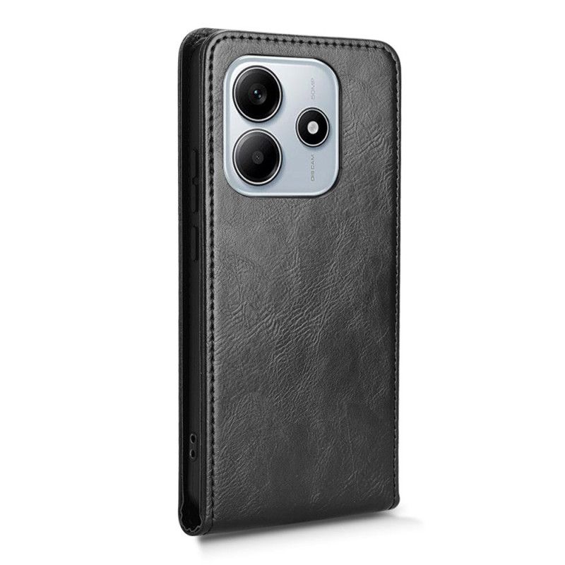 Leren Hoesje Voor Xiaomi Redmi Note 14 5g Verticale Klep