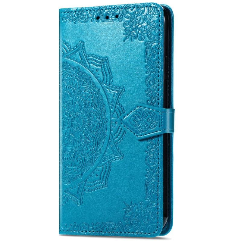 Leren Hoesje Xiaomi Redmi Note 14 5g Barokmandala Bescherming Hoesje