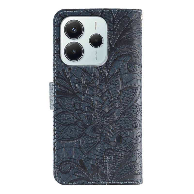 Leren Hoesje Xiaomi Redmi Note 14 5g Kanten Mandala Bescherming Hoesje