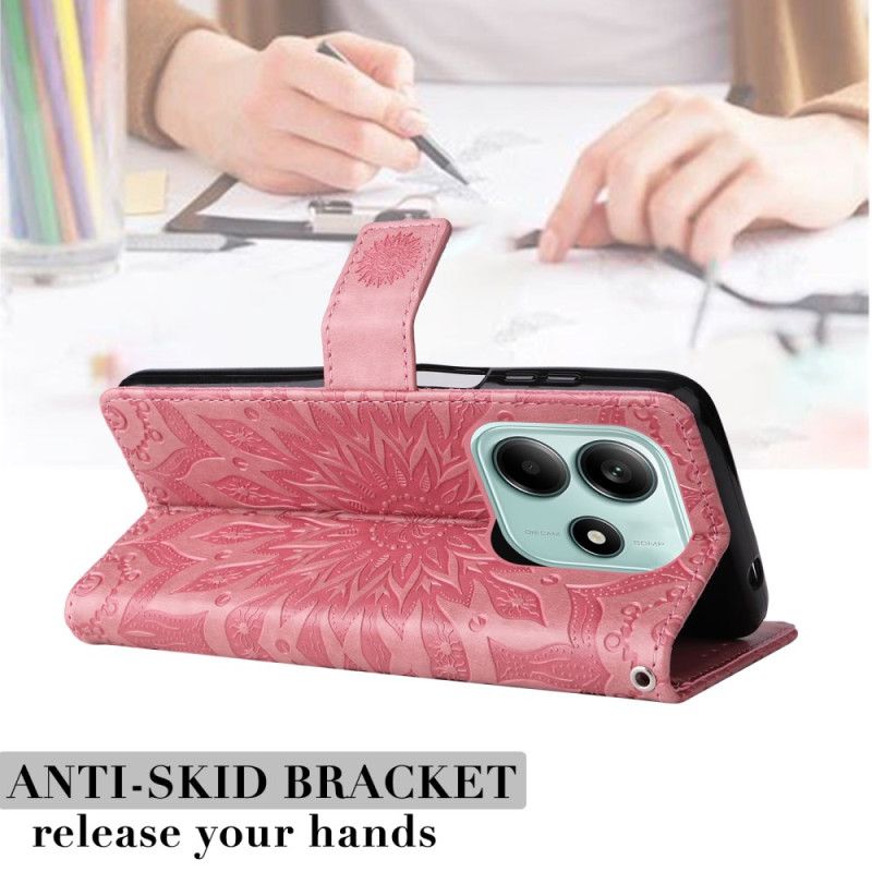 Leren Hoesje Xiaomi Redmi Note 14 5g Mandala