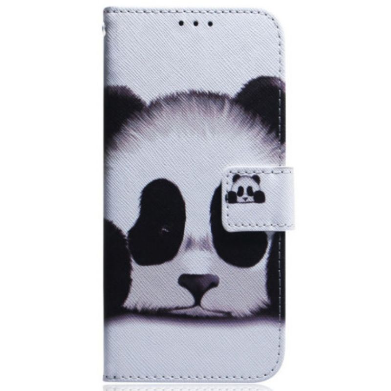 Leren Hoesje Xiaomi Redmi Note 14 5g Panda