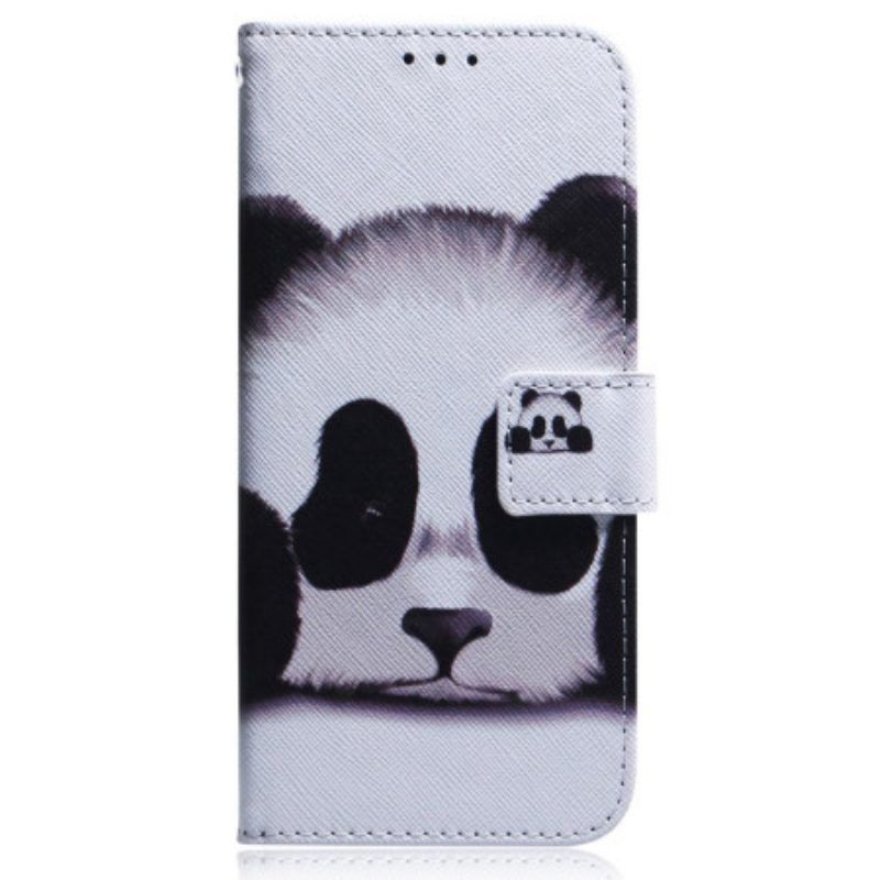 Folio-hoesje voor OnePlus Nord 2T 5G Met Ketting Strakke Panda