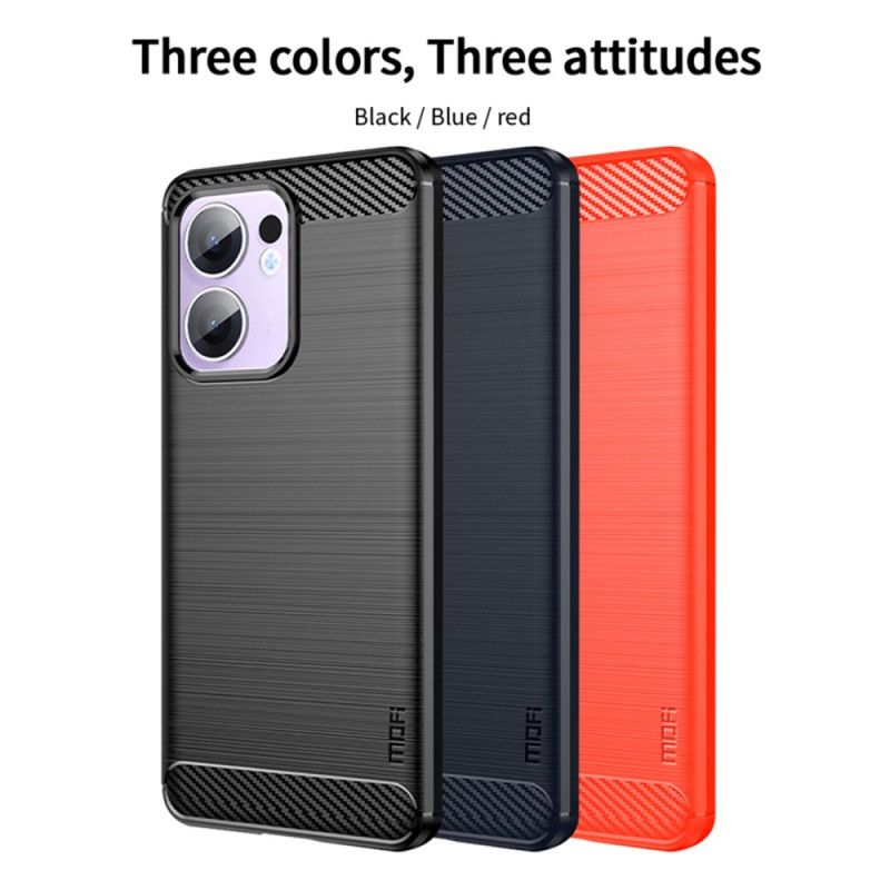 Case Hoesje Oppo Reno 13f 4g / 5g / 13 Fs 5g Telefoonhoesje Geborsteld Koolstofvezel
