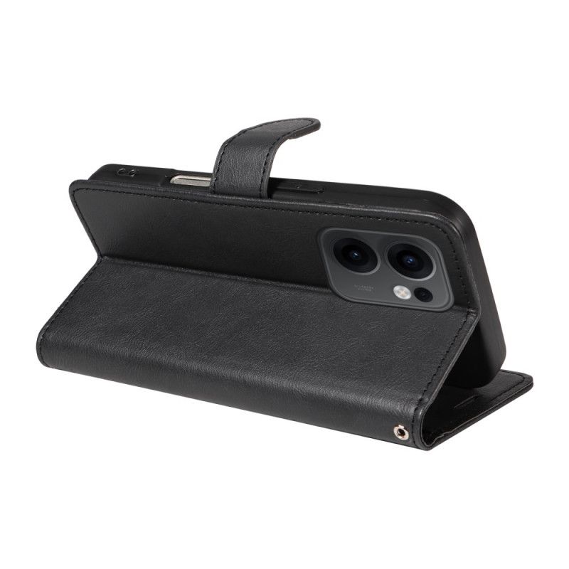 Folio-hoesje Oppo Reno 13f 4g / 5g / 13 Fs 5g Effen Kunstleer