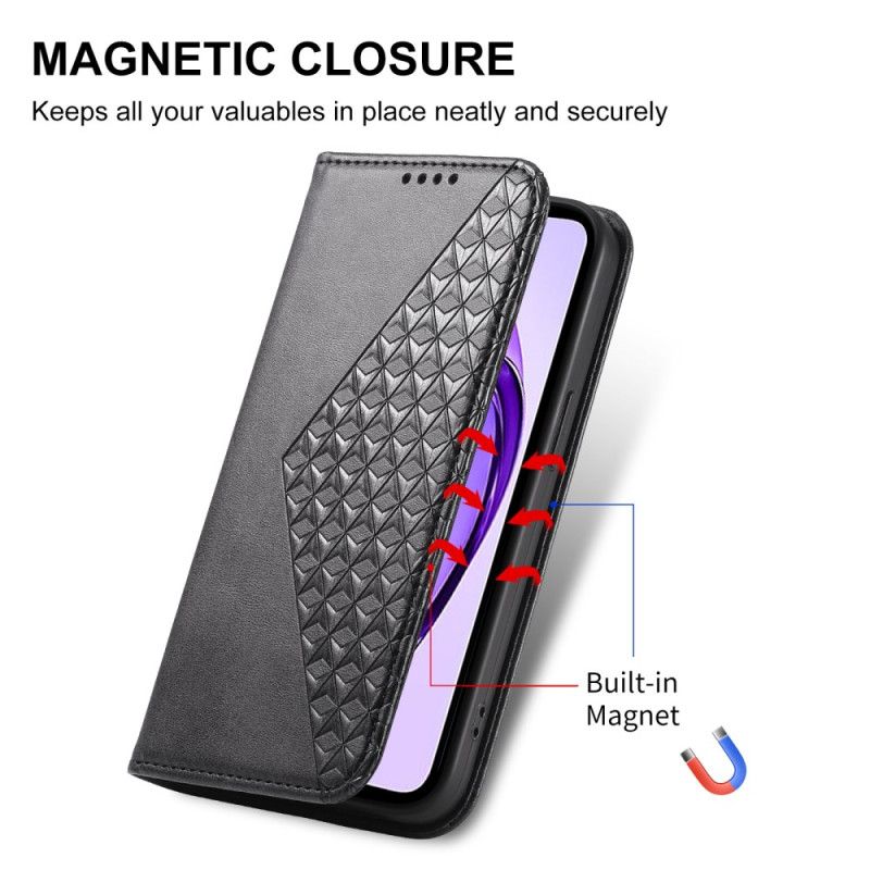 Folio-hoesje Voor Oppo Reno 13f 4g / 5g / 13 Fs 5g Diamanten En Bandje