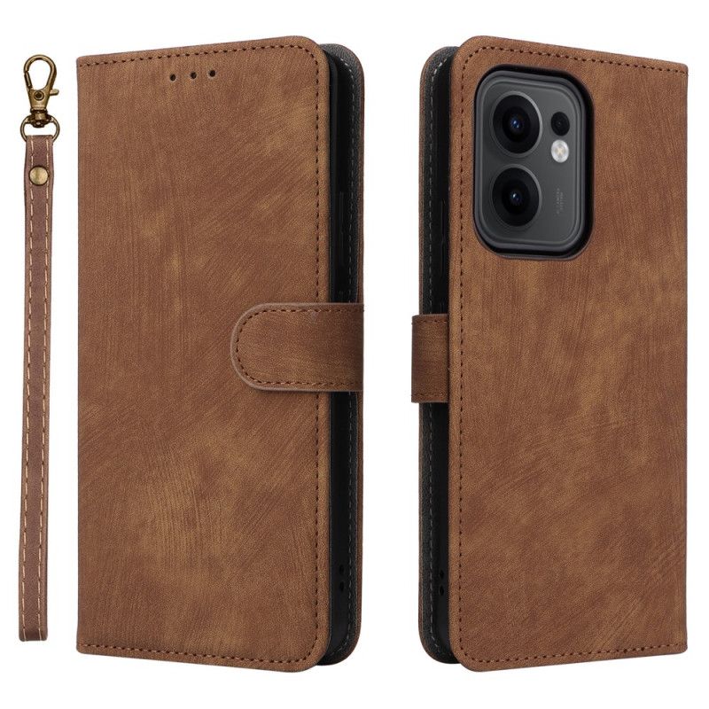 Leren Hoesje Oppo Reno 13f 4g / 5g / 13 Fs 5g Rfid-portemonneekoord