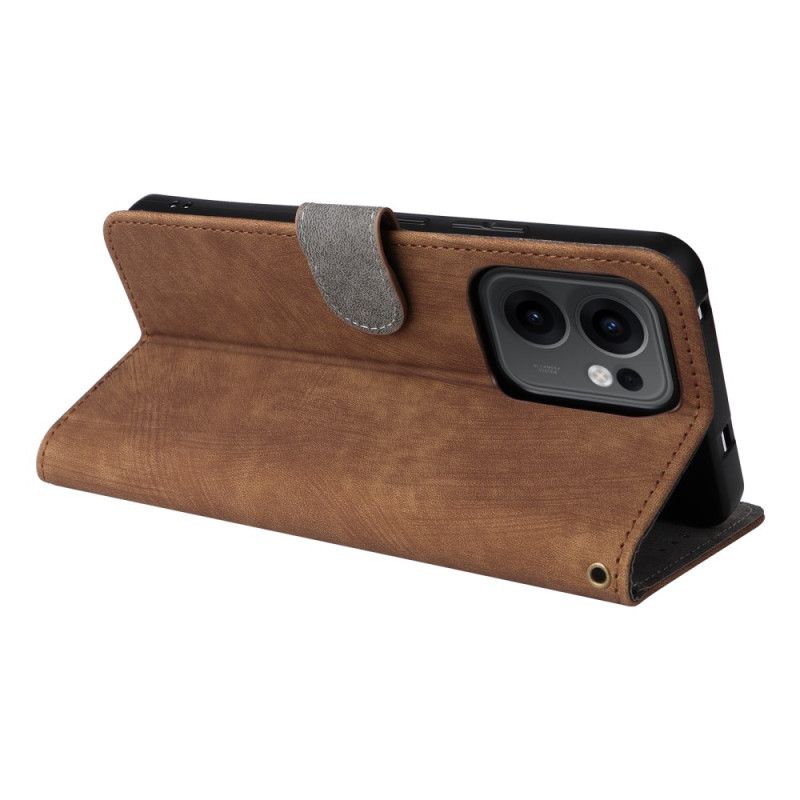 Leren Hoesje Oppo Reno 13f 4g / 5g / 13 Fs 5g Rfid-portemonneekoord