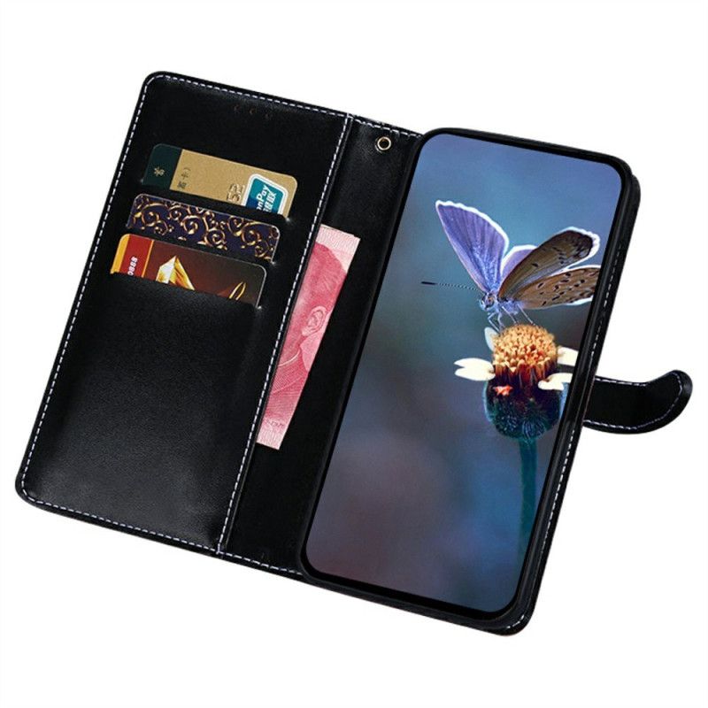 Leren Hoesje Voor Oppo Reno 13f 4g / 5g / 13 Fs 5g Idewei Krokodillenprint