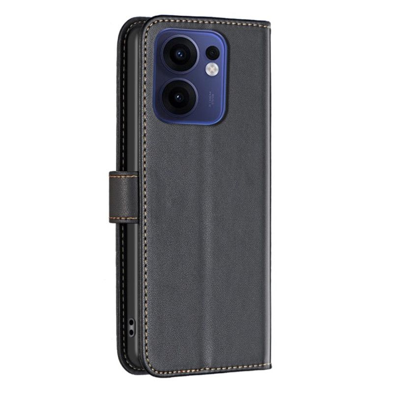 Leren Hoesje Voor Oppo Reno 13f 4g / 5g / 13 Fs 5g Kunstleer Binfen Kleur