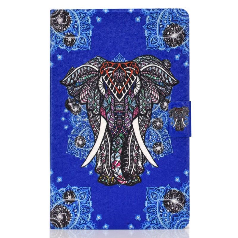 Cover Folio-hoesje Samsung Galaxy Tab S6 Lite Telefoonhoesje Indische Olifant