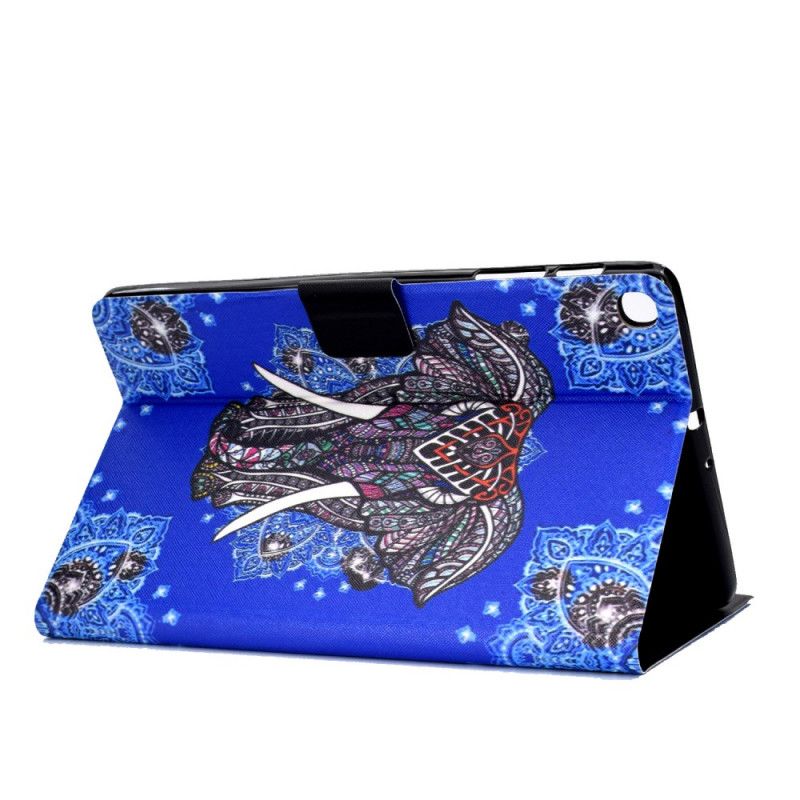 Cover Folio-hoesje Samsung Galaxy Tab S6 Lite Telefoonhoesje Indische Olifant