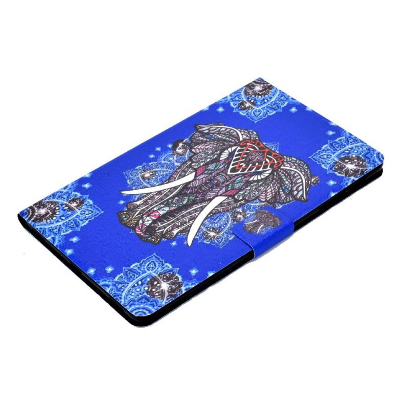 Cover Folio-hoesje Samsung Galaxy Tab S6 Lite Telefoonhoesje Indische Olifant