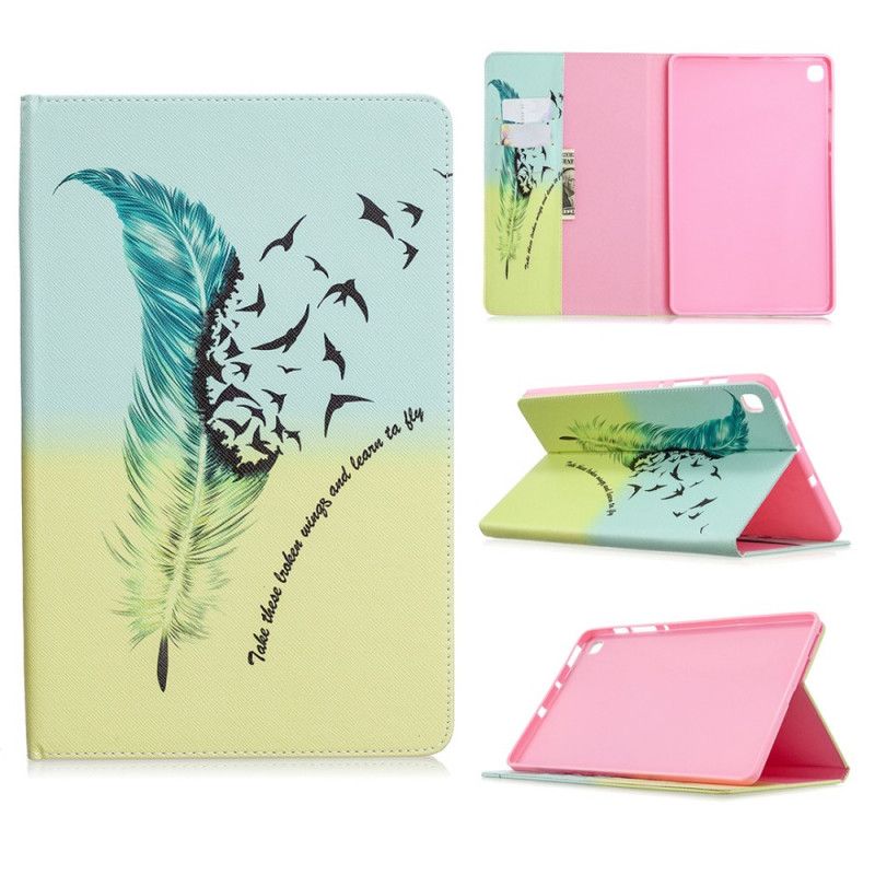 Cover Samsung Galaxy Tab S6 Lite Leer Veer Te Vliegen