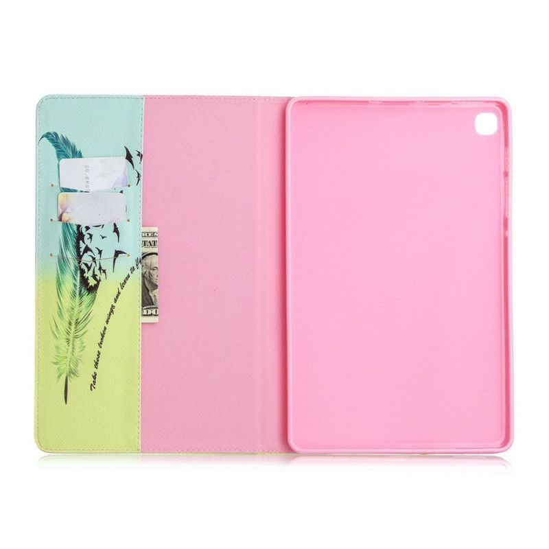 Cover Samsung Galaxy Tab S6 Lite Leer Veer Te Vliegen