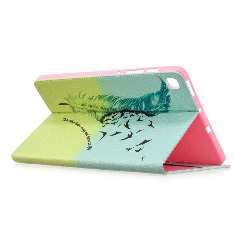 Cover Samsung Galaxy Tab S6 Lite Leer Veer Te Vliegen